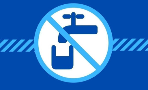 Grafika przedstawiająca przekreślony kran